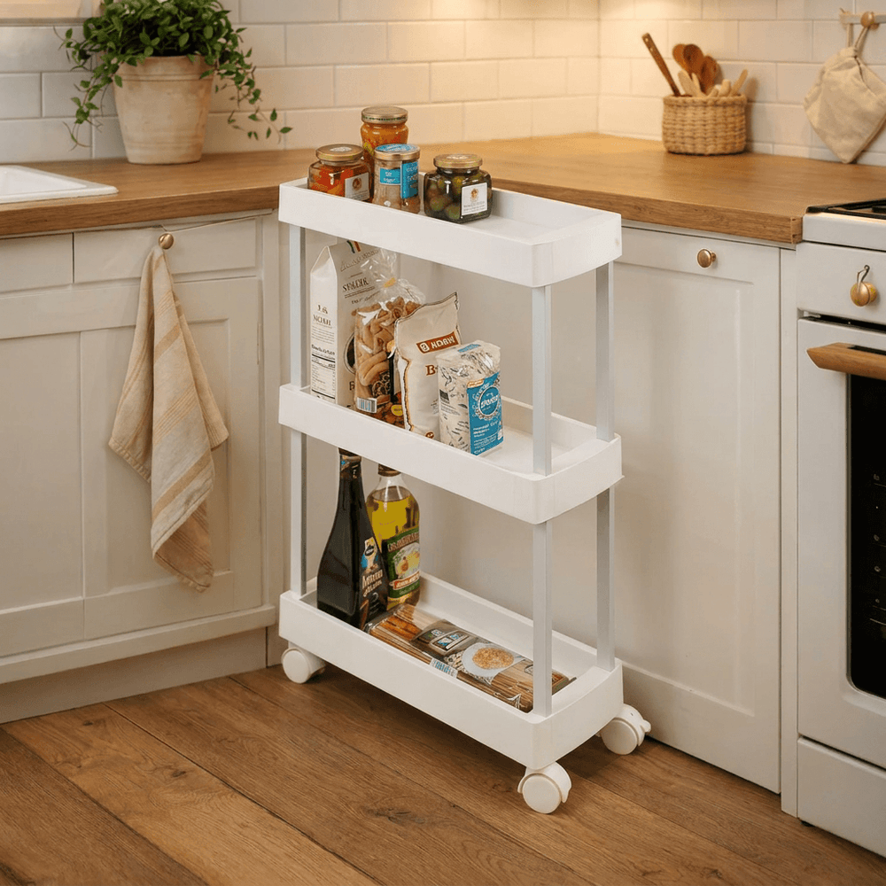 Wenko Household and bathroom Mino trolley