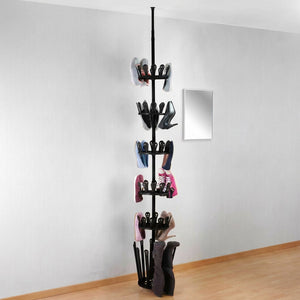 Wenko Telescopic shoe and boot rack Achilles (30 pairs)