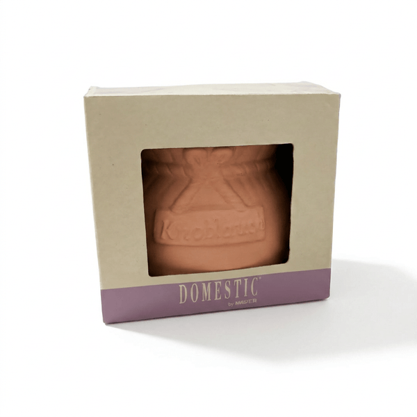 Terracotta Garlic Storage Pot with Lid
