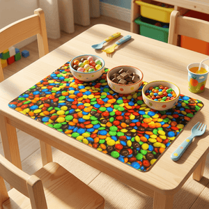 Colorful Candy Print Placemat