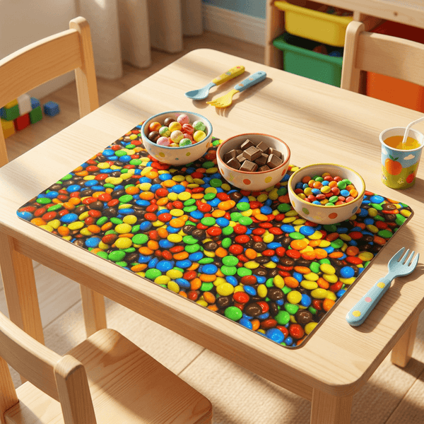 Colorful Candy Print Placemat