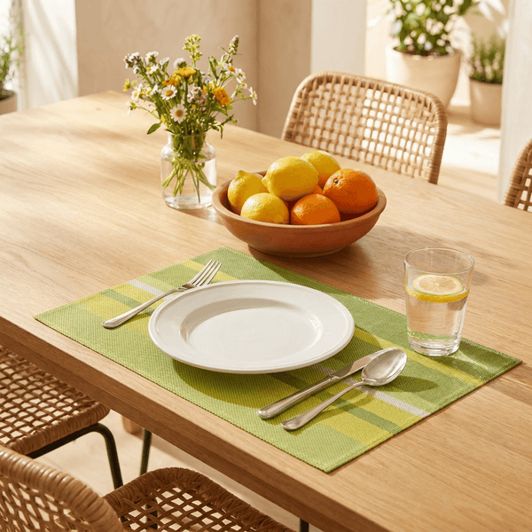 Green Striped Summer Placemat