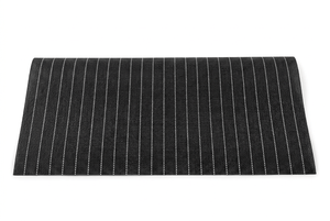 Black Pinstripe Placemat