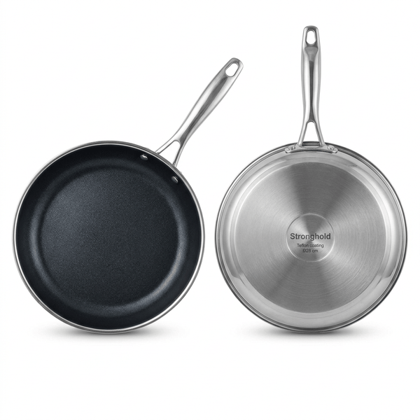 Stronghold Stainless Steel Nonstick Frying Pan 28 cm