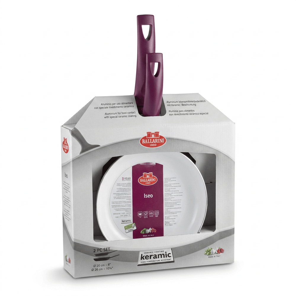 Ballarini Ceramic Frying Pan Set – 20 cm & 26 cm
