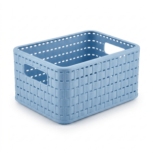 Rotho Rattan Look Storage Basket 28x18.5x12.6cm