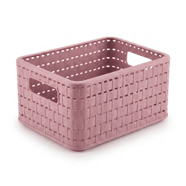 Rotho Rattan Look Storage Basket 28x18.5x12.6cm