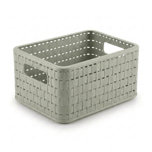 Rotho Rattan Look Storage Basket 28x18.5x12.6cm