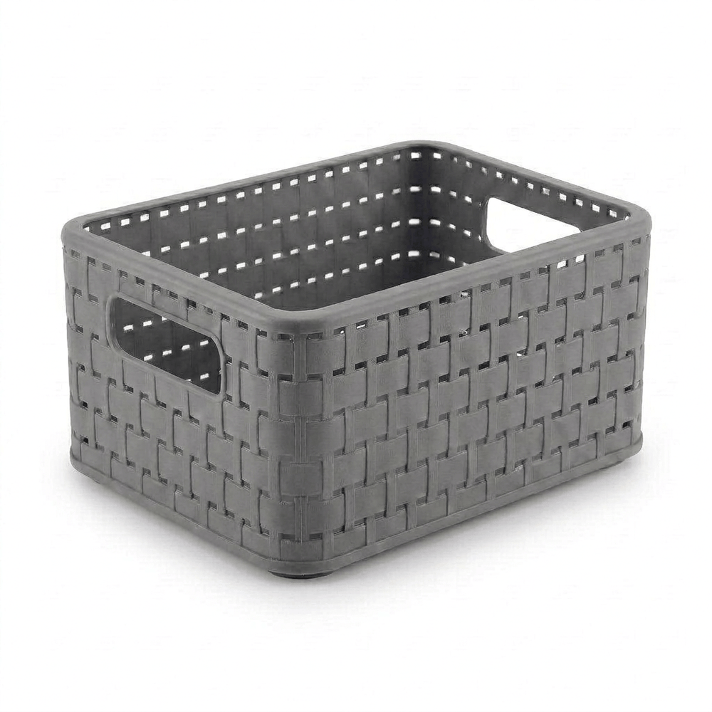 Rotho Rattan Look Storage Basket 28x18.5x12.6cm