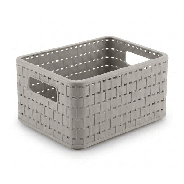 Rotho Rattan Look Storage Basket 28x18.5x12.6cm
