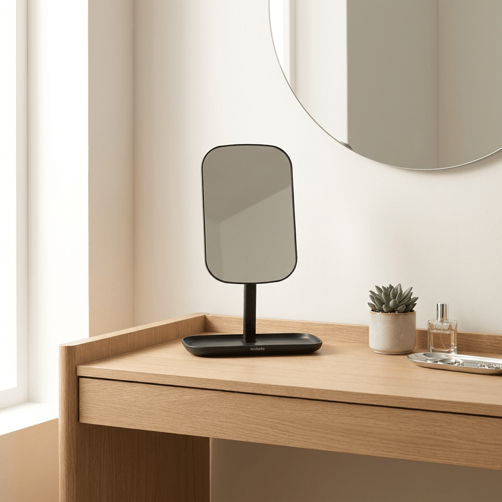Brabantia ReNew Mirror with Storage Tray - Grey