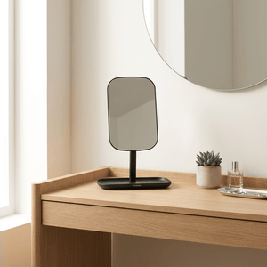 Brabantia ReNew Mirror with Storage Tray - Grey