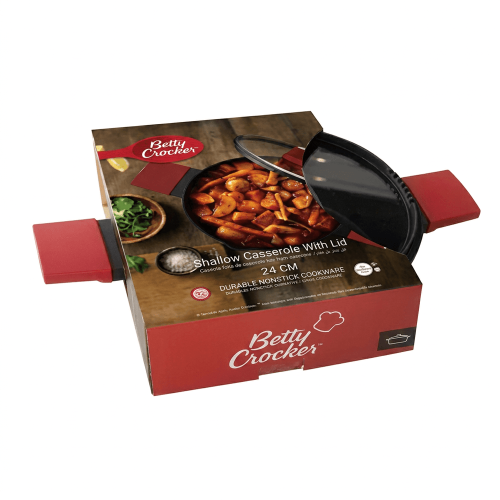 Betty Crocker Non-Stick Shallow Casserole & Lid