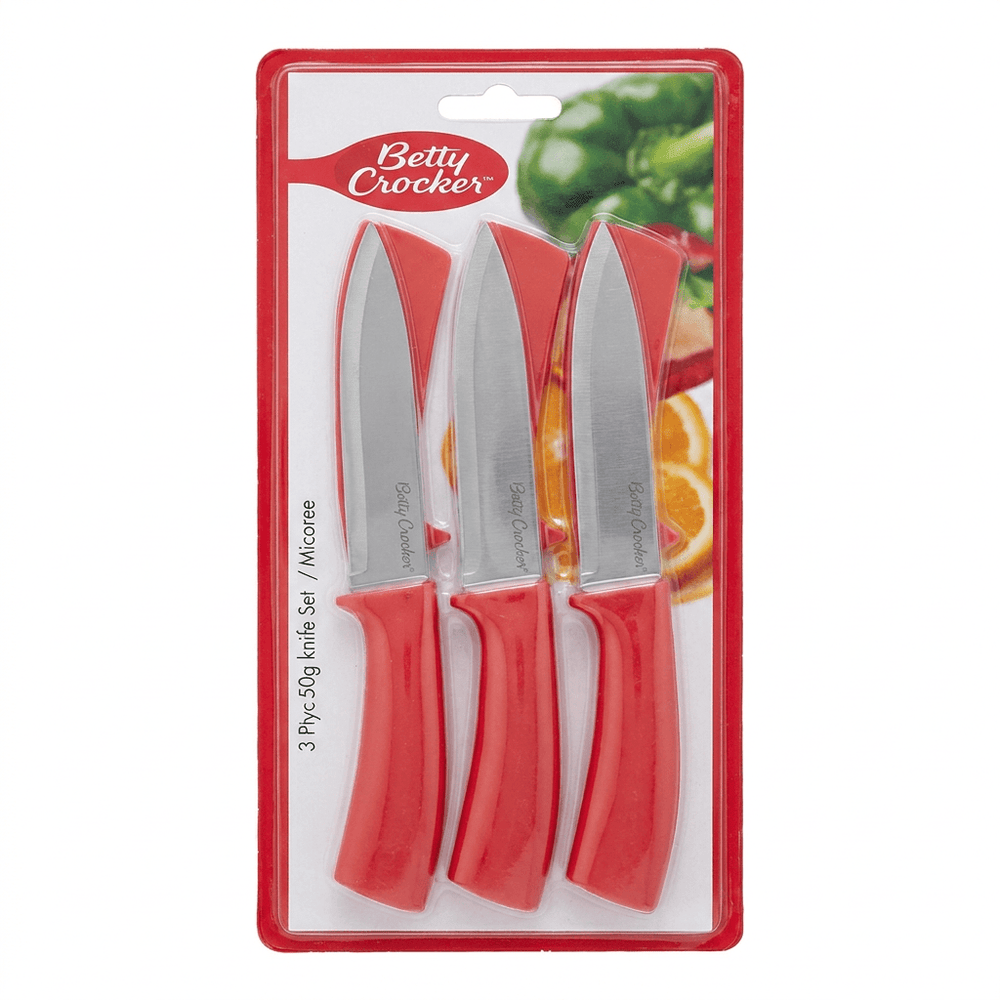 Betty Crocker Utility Knife Set Of 6 Pieces 12.8cm