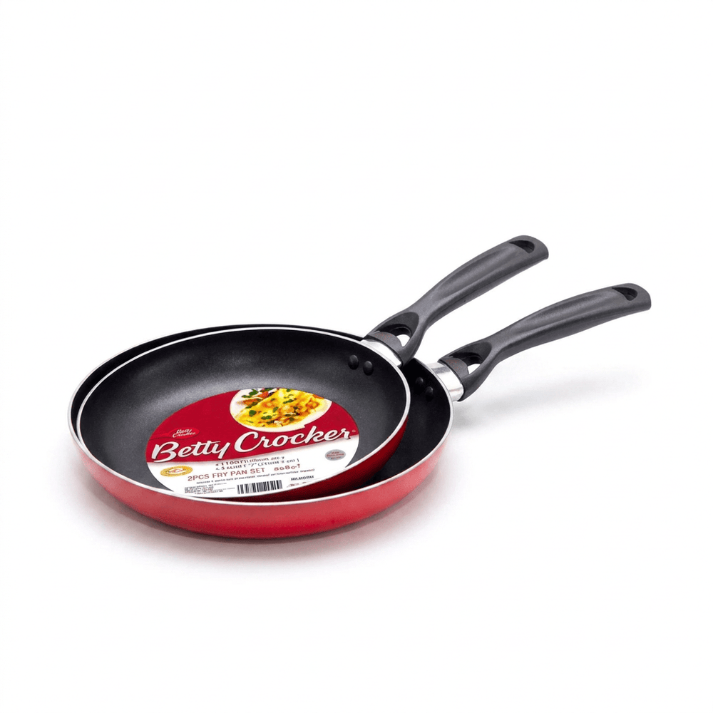 Betty Crocker Non-Stick Frying Pan Set Of 2 Pieces