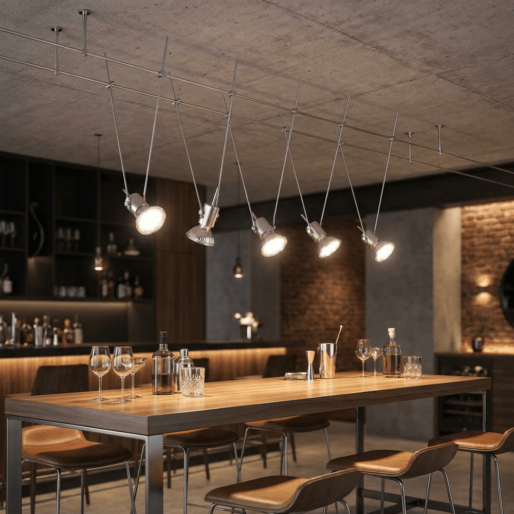 Trio Spotlights - Titanium-Colored
