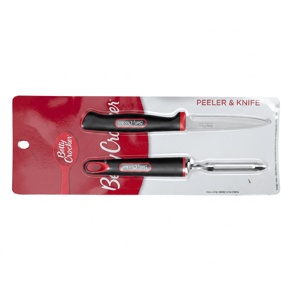 Betty Crocker Knife & Peeler Set 19cm