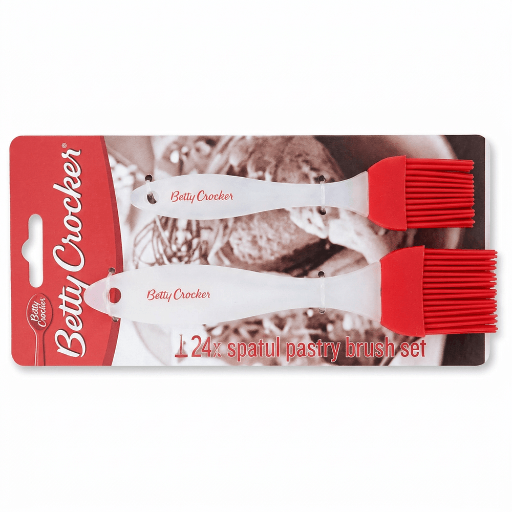 Betty Crocker Silicon Brush Set Of 2 Pieces 20cm