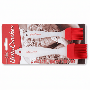 Betty Crocker Silicon Brush Set Of 2 Pieces 20cm