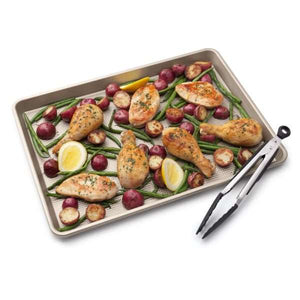 12" LOCKING TONGS WITH SILICONE HEADS by OXO