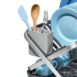 Aluminum Fold Flat Dish Rack by OXO