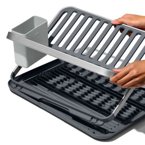 Aluminum Fold Flat Dish Rack by OXO
