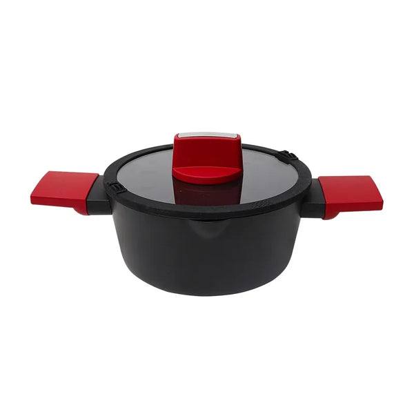 Forged Aluminum Casserole & Lid (20CM-Thickness 2.8MM) By Betty Crocker