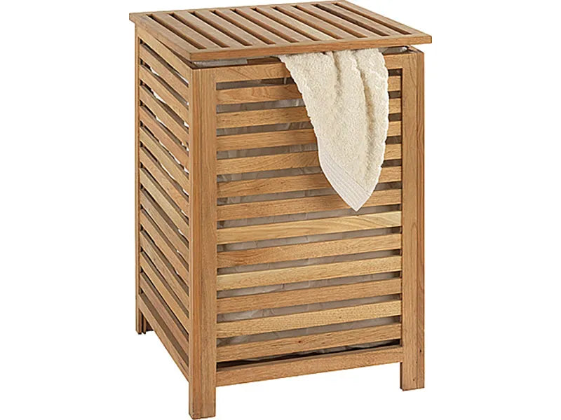 Wenko Norway Solid Walnut Laundry Chest