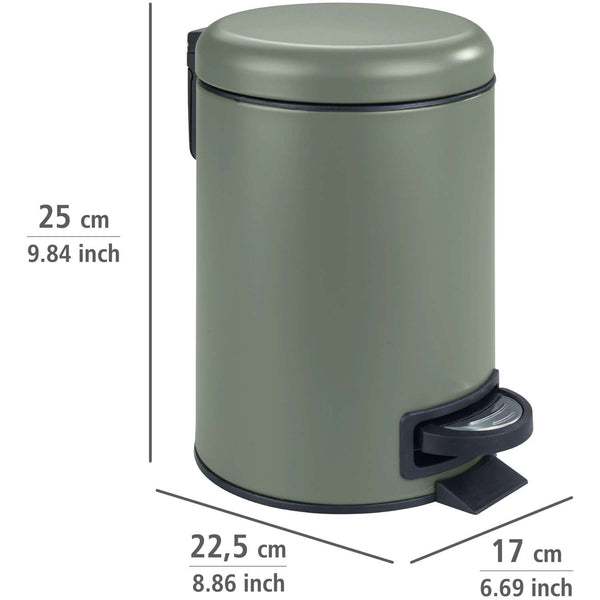 Wenko Leman 3L Turquoise Pedal Trash Bin