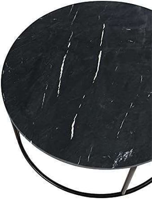 Round Marble Coffee Table by Stella (Balck or White)