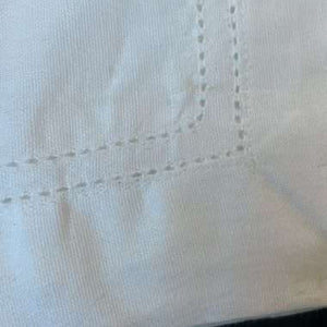 Elite Hemstitch White Tablecloth Dining Table Linen
