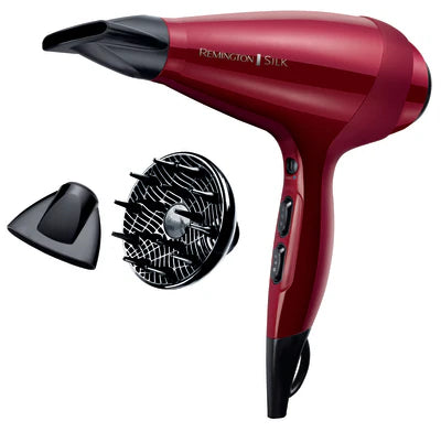 Remington Silk Hair Dryer – Ionic Ceramic Dryer for Smooth, Frizz-Free Styling