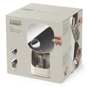Joseph Joseph Viva Pedestal Mirror with Cosmetic Organiser
