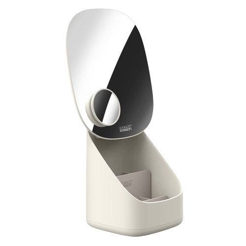 Joseph Joseph Viva Pedestal Mirror with Cosmetic Organiser