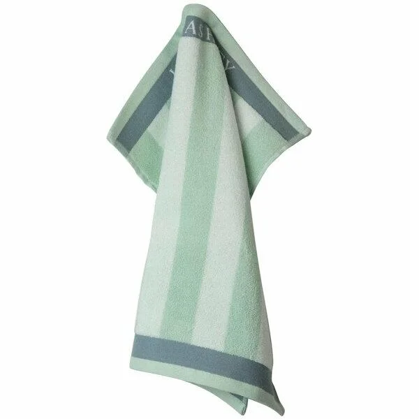 Laura Ashley Kitchen Towel - Terry Mint Vertical Stripes