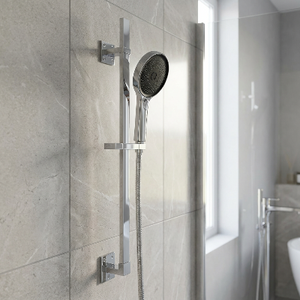 Wenko Shower Set Softwater Chrome Length bar-68 cm
