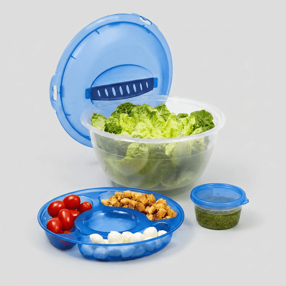Rotho Cool & Fresh Salad To Go Container 3L