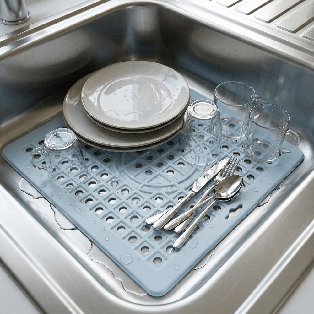 Rectangular Dish Drying Sink Mat