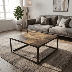 Binto Solid Mango Wood Coffee Table