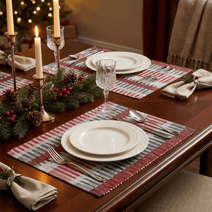 Migros Set of 2 Striped Placemats 33 x 45 cm