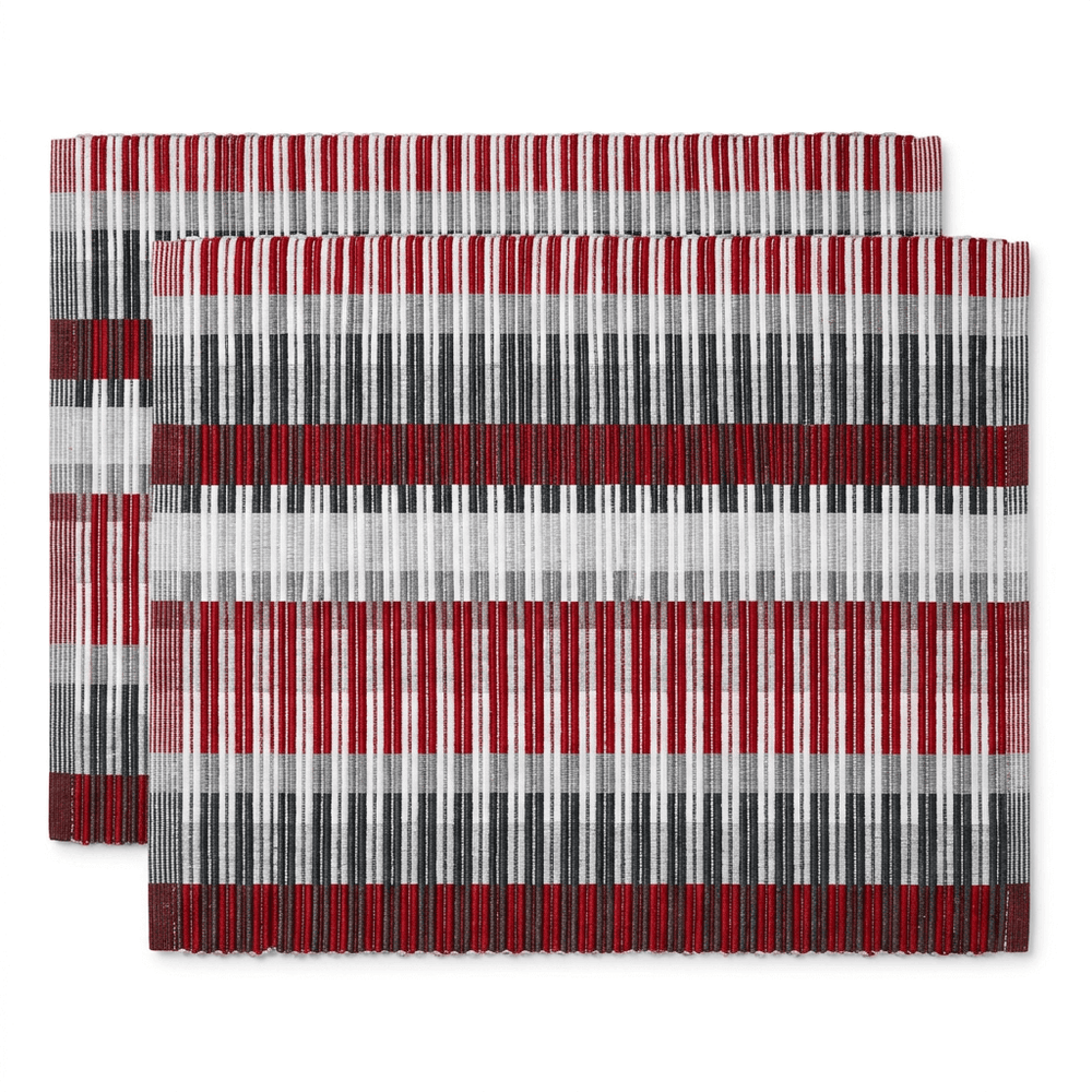 Migros Set of 2 Striped Placemats 33 x 45 cm