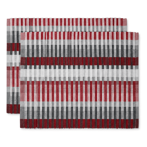 Migros Set of 2 Striped Placemats 33 x 45 cm