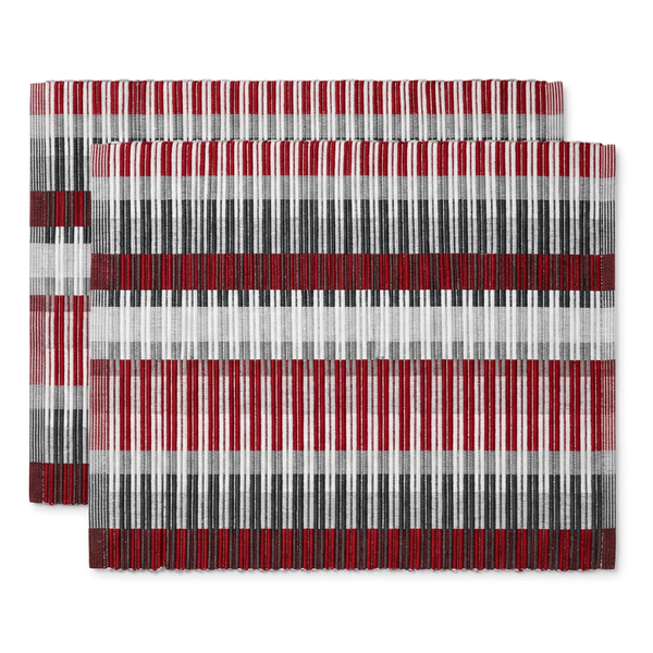 Migros Set of 2 Striped Placemats 33 x 45 cm