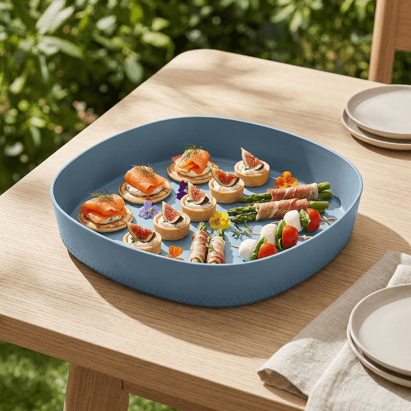 MOODS Blue Serving Plate 30 cm
