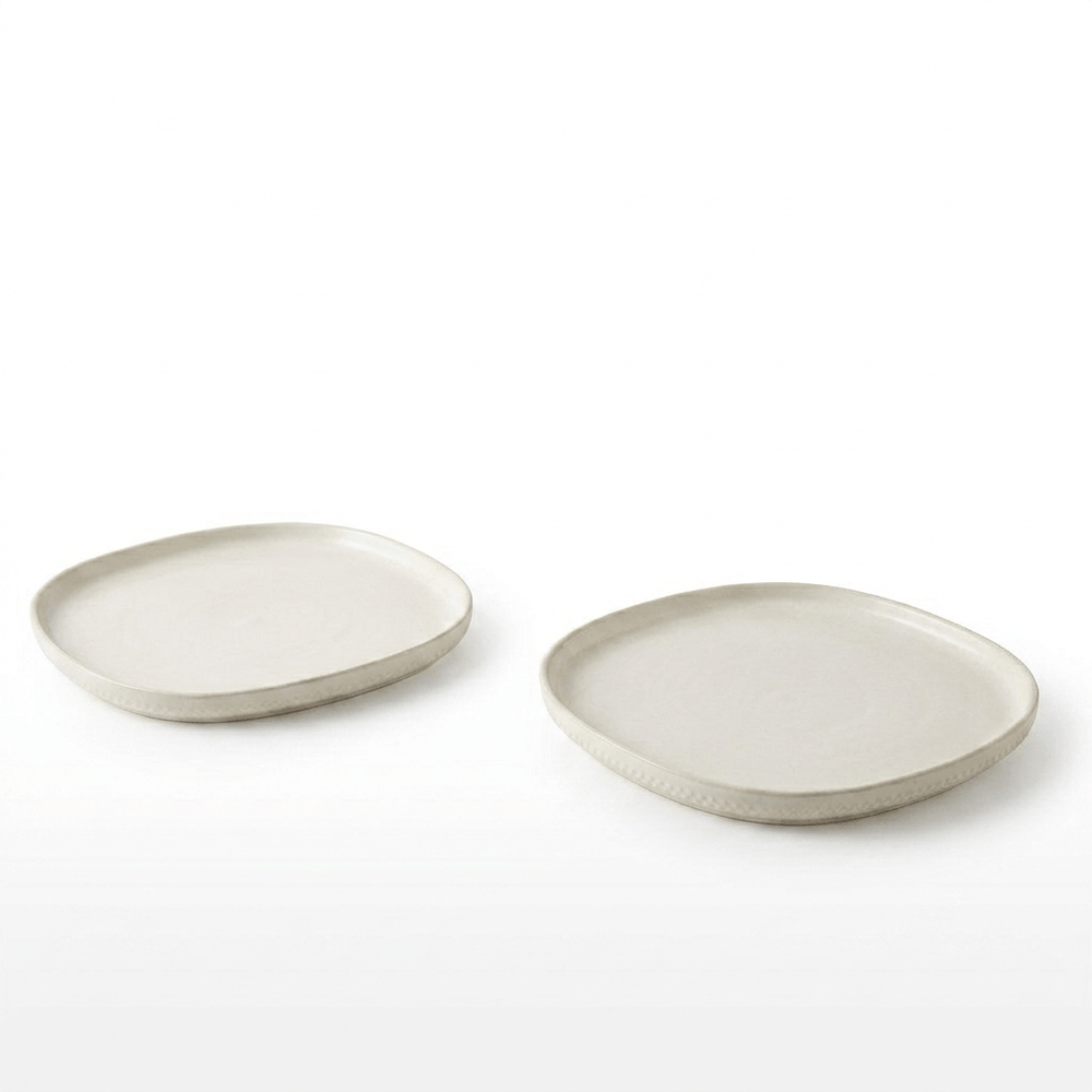 MOODS Beige Dinner Plates Set of 2 - 24 cm