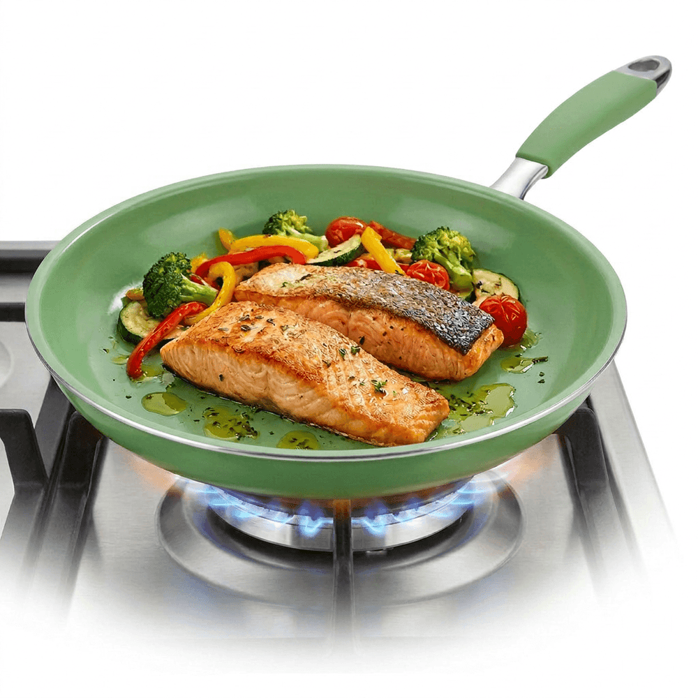 Style n' Cook Green Non-Stick Frying Pan 24 cm