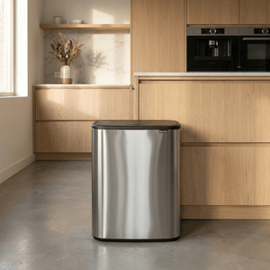 Brabantia Bo Touch Bin 60L – Matt Steel Fingerprint Proof