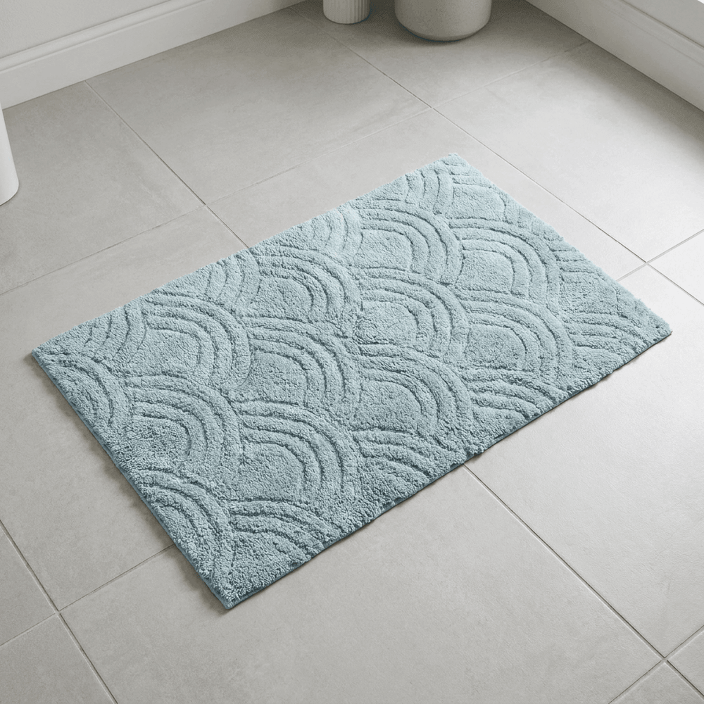WENKO Turquoise Mermaid Bath Mat 50 x 80 cm