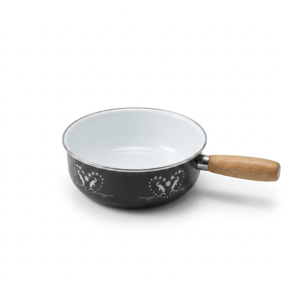 Migros Fondue Pot with Wooden Handle 22 cm