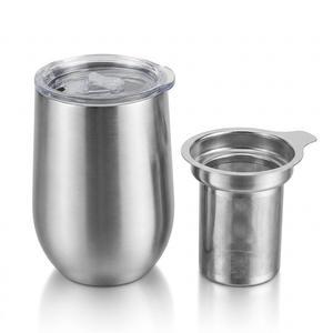 Reeko Design Double-Walled Stainless Mug with Filter 0.9 L